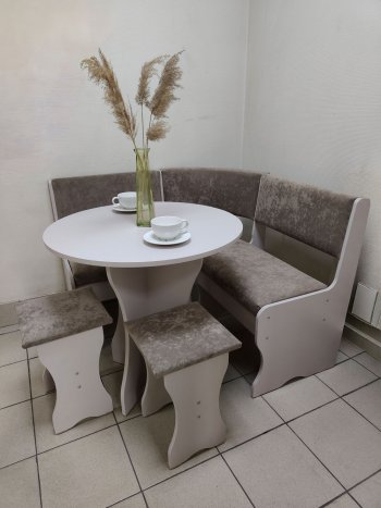 Кухонный уголок Лотос ткань в Татарске - mebel154.com