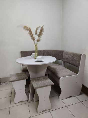 Кухонный уголок Лотос ткань в Татарске - mebel154.com
