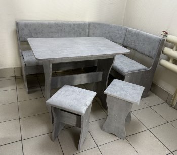 Кухонный уголок Миссия V велюр (сириус) в Татарске - mebel154.com