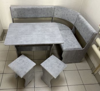 Кухонный уголок Миссия V велюр (сириус) в Татарске - mebel154.com