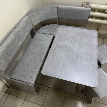 Кухонный уголок Миссия V велюр (сириус) в Татарске - mebel154.com