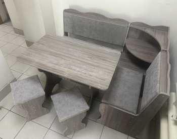Кухонный уголок Миссия с полкой, ткань(локи) в Татарске - mebel154.com
