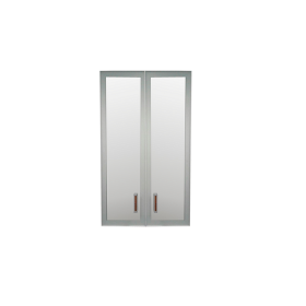 Комплект дверей Приоритет стекло в алюм. рамке К-981 (К-945, КФ-945) в Татарске - mebel154.com