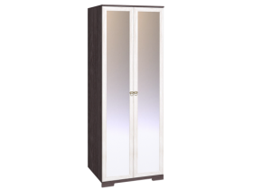 Шкаф для одежды 2-х дверный с зеркалом 12-2 Бриз в Татарске - mebel154.com