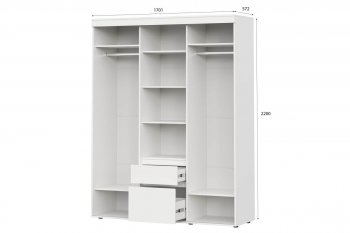 Шкаф-купе Одри 1.7м в Татарске - mebel154.com